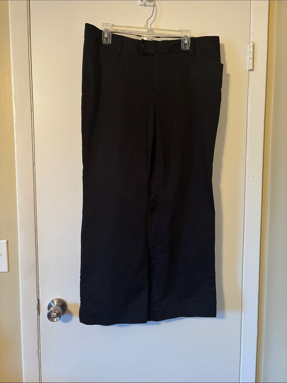 Old Navy Black Wide-Leg Women's Trousers Low Waist 16